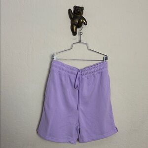Forever 21 men’s Lavender athletic drawstring Shorts size L NWOT
